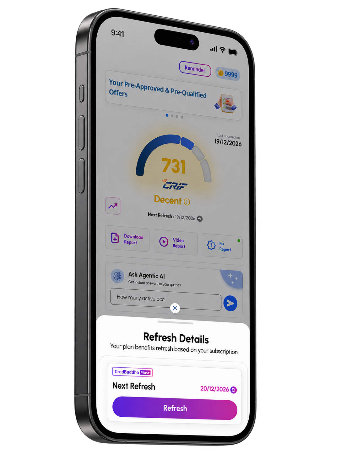 7-Day Credit Score Refresh