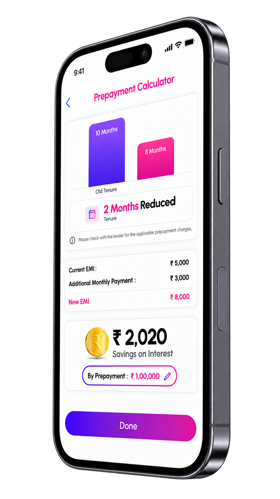 Prepayment Calculator